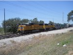 UP 2256  17May2011  Just Arrived sitting EB in CapMetro's McNeil Yard 